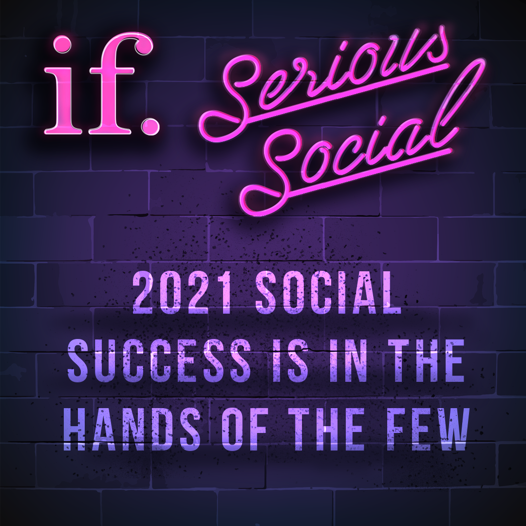 Episode 40: Serious Social – 2021 social success is in the hands of the few