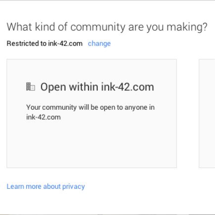 Google+ go enterprise social with closed communities