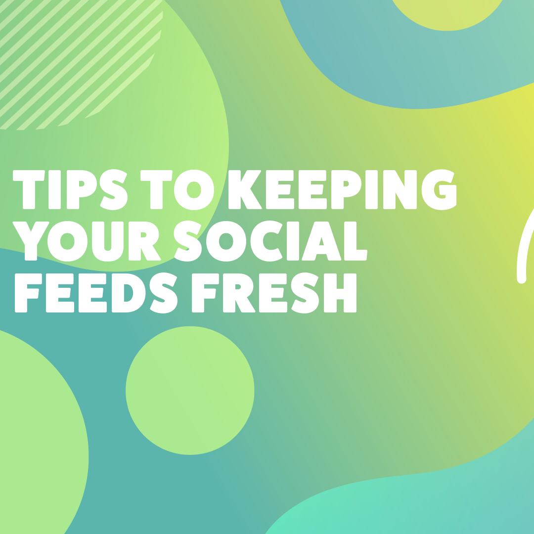 Tips to keeping your social feeds fresh