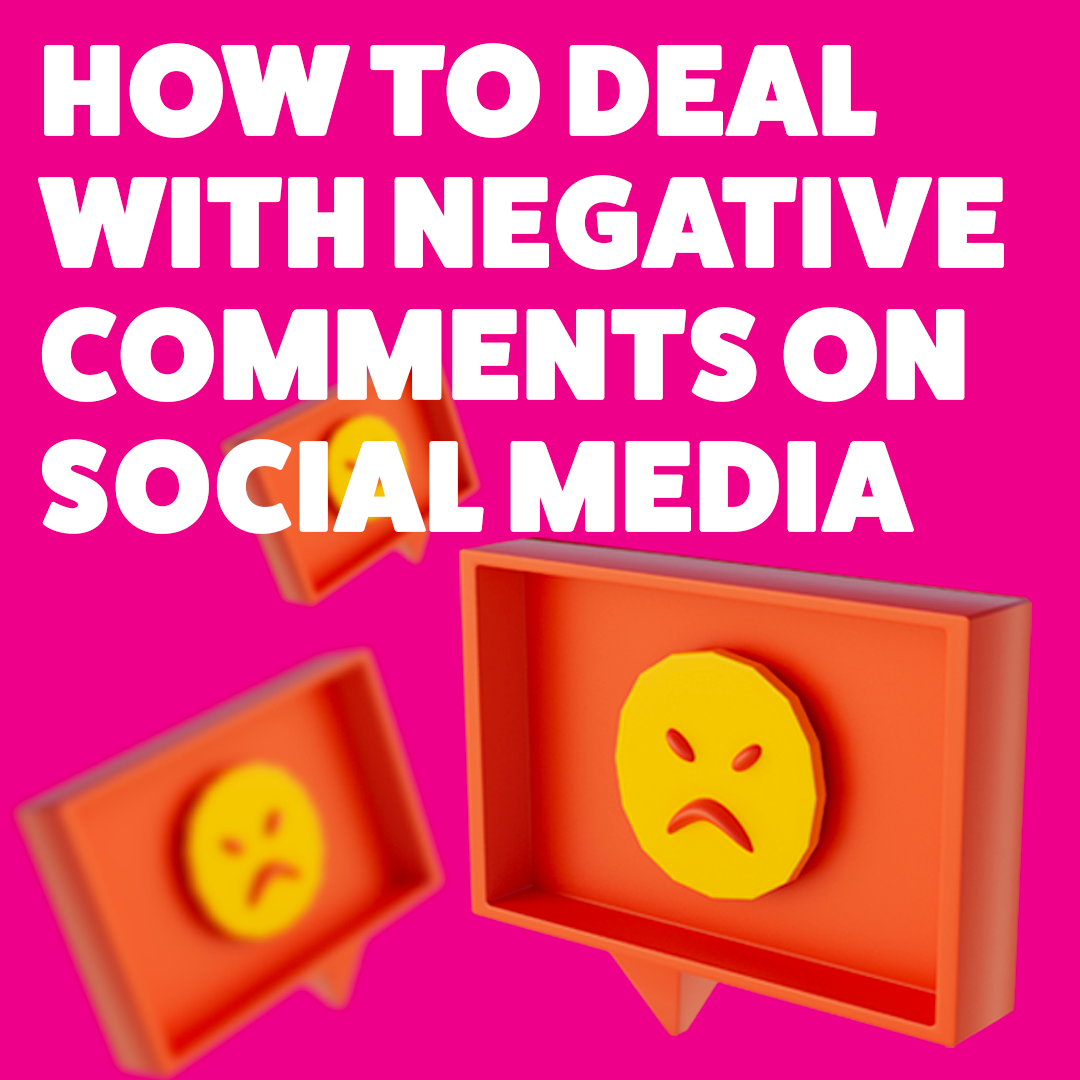 How to deal with negative comments on social media