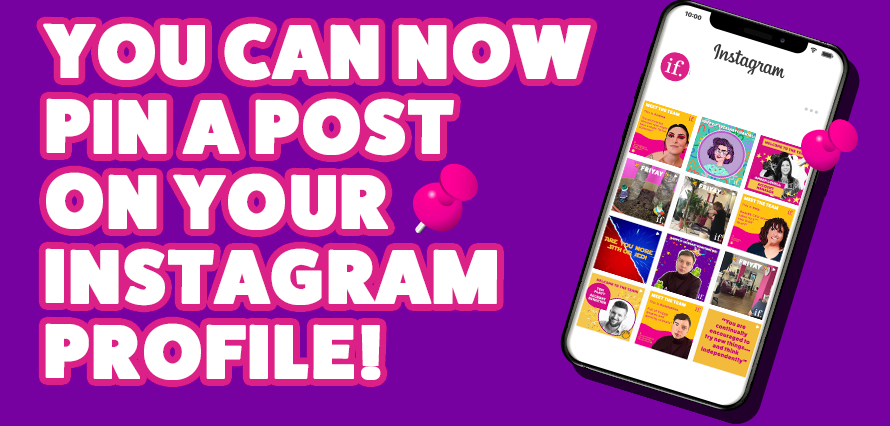 You can now pin a post on your Instagram profile!