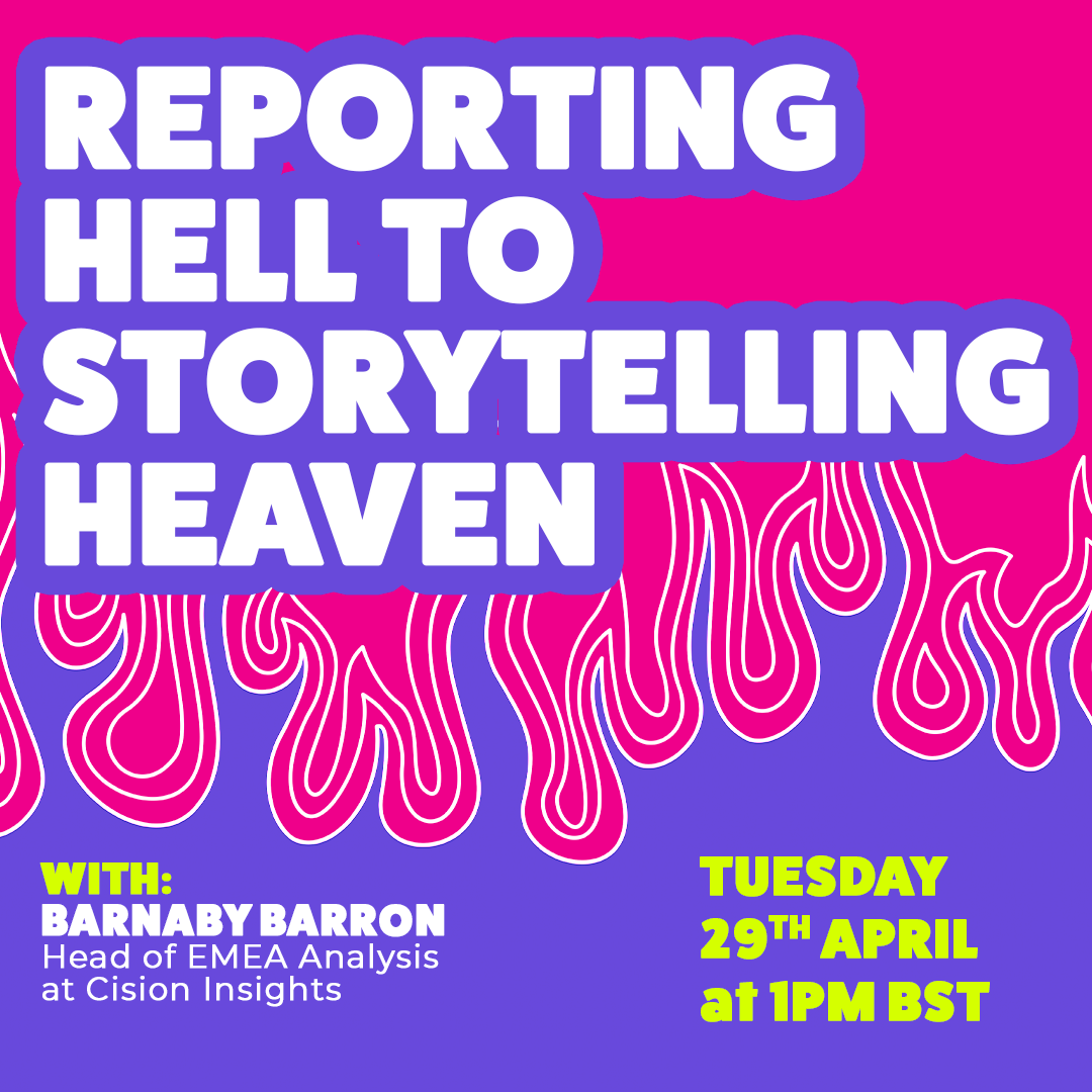 Episode 85 - Reporting hell to storytelling heaven