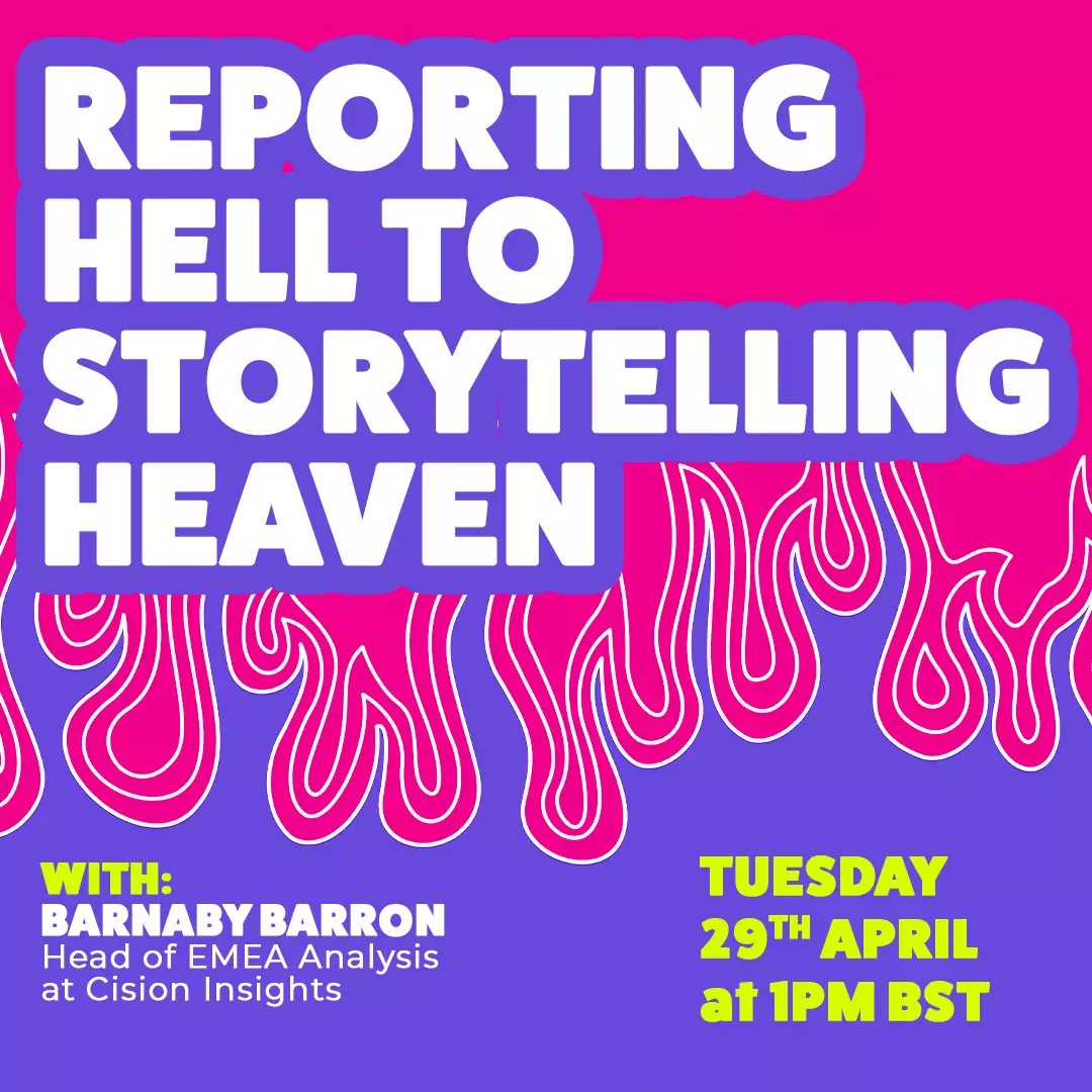 Episode 85 - Reporting hell to storytelling heaven