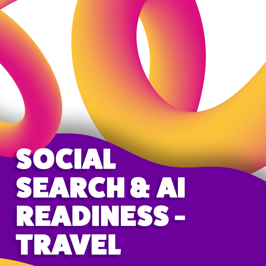 Social search and AI readiness for travel, hospitality and airlines