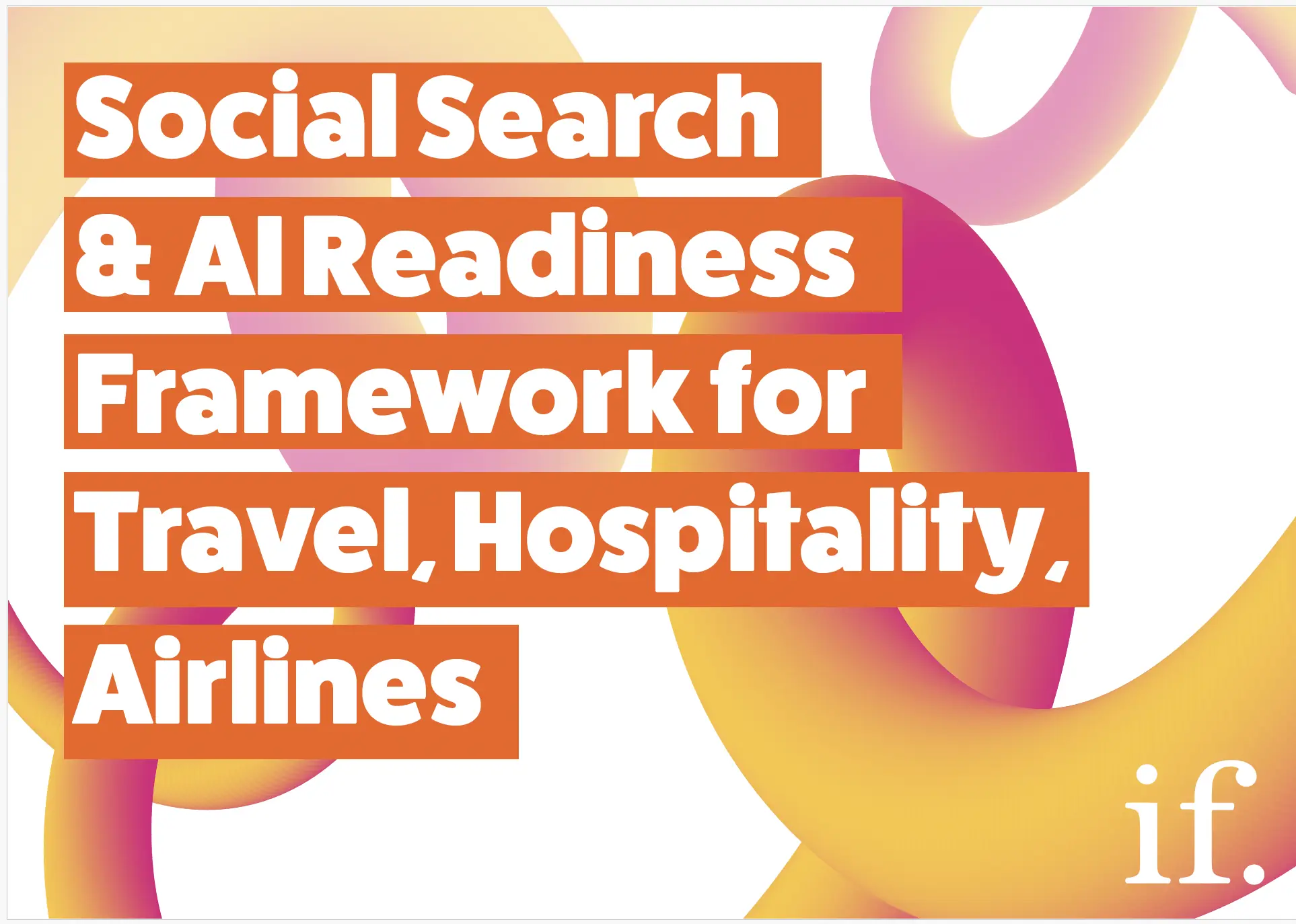Social search and AI readiness for travel, hospitality and airlines