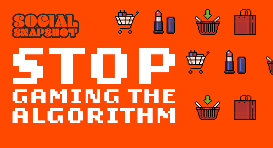 Stop gaming the algorithm