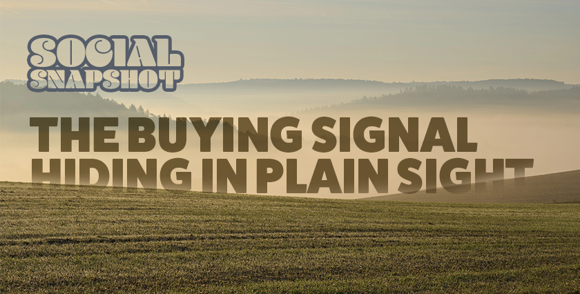 The buying signal hiding in plain sight